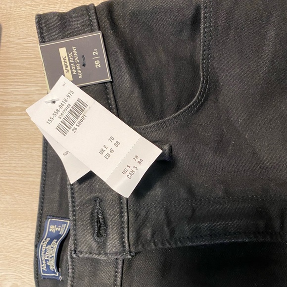 NWT Abercrombie Women’s High Rise Super Skinny Jeans - Picture 3 of 4